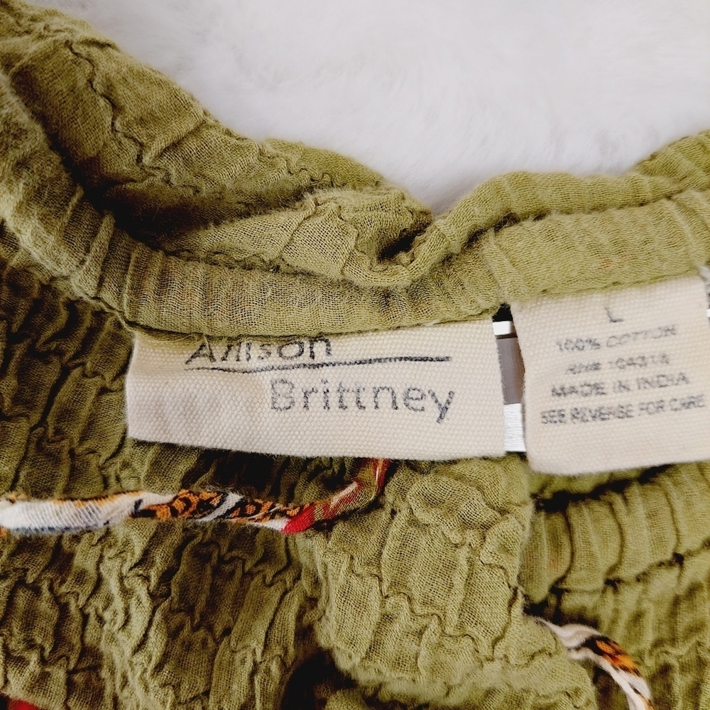 Allison Brittney Bohemian Floral Convertible Sleeveless Dress P1387 - Picture 4 of 7
